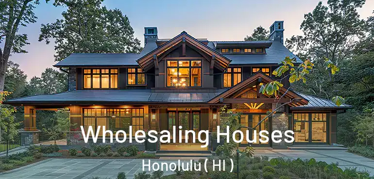  Wholesaling Houses Honolulu ( HI )